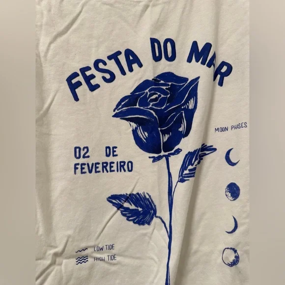 Farm Rio Festa Do Mar Organic Cotton T-Shirt - Picture 9 of 11